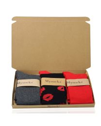 Mysocks Over The Knee Valentine Theme 3 Pairs Combination Socks