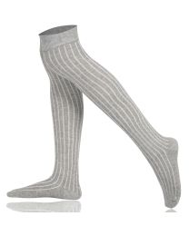 Men's Over The Knee Socks Ribbed Combed Cotton