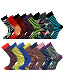 15 Pairs Size 7-11 Design Socks