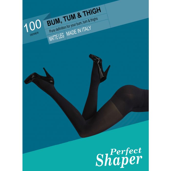 Tum, Bum & Thigh Opaque Shaper Tights