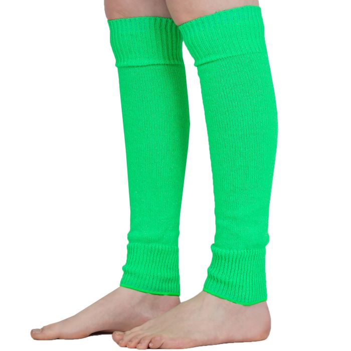 Green Glitter Speckled Premium Leg Warmers