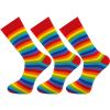 Kids Socks Stripe Rainbow 3 Pairs