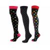 Over the Knee Socks Multi Pattern 3 Pairs Combed Cotton